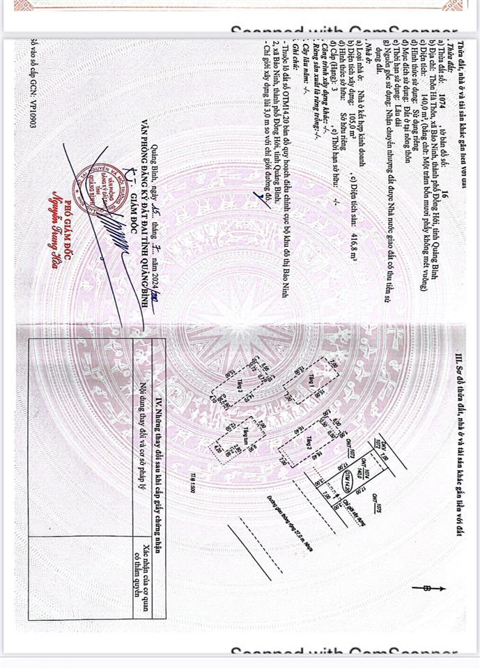 Bán gấp biệt thự tại dãy 2 võ nguyên giáp, 8,8 tỷ, 140m2, regal legend quảng bình