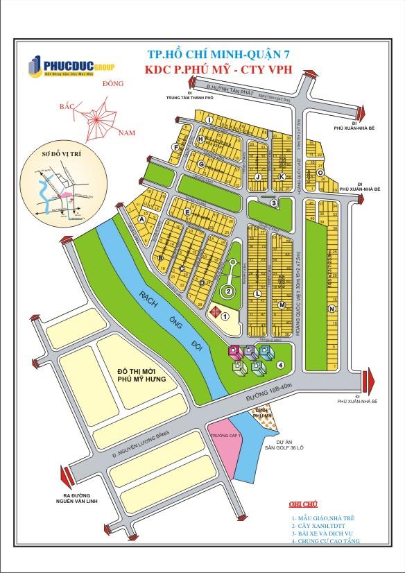 Lô đất hiếm khu dân cư phú mỹ vạn phát hưng liền kề phú mỹ hưng quận 7