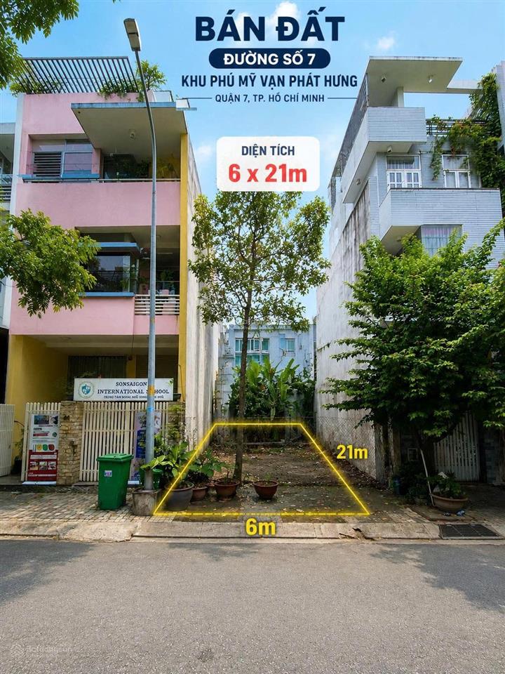 Chính chủ bán lô đất hiếm khu dân cư phú mỹ vạn phát hưng  liền kề phú mỹ hưng quận 7