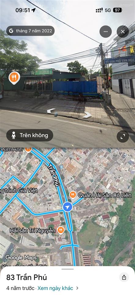 Lô đất ngang 31,6 m2 mặt tiền đường trần phú  địa thế góc 3 mặt tiền cực thoáng