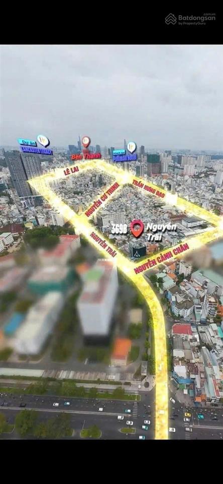 Building siam thailand góc 2mt 369b nguyễn trãi & nguyễn cảnh chân, q1. dt 14x30m