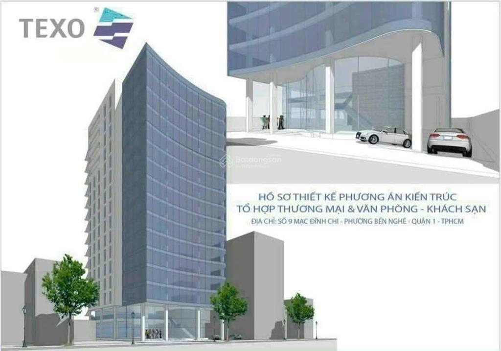 Bán quỹ đất tặng da chvp & tòa nhà tm cũ, dtcn 1,317.3m2 (33mx39.9m) gpxd 4 hầm, 17 tầng