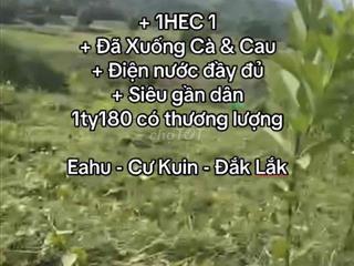 CHÍNH CHỦ BÁN RẪY 1HEC1 Tại Đắk Lắk Mặt Tiền Đường Lớn