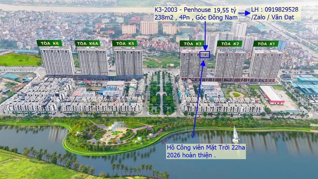 Bán căn penhouse góc đông nam  khai sơn cực phẩm .  đỉnh nóc kịch trần