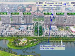 Bán căn penhouse góc đông nam  khai sơn cực phẩm .  đỉnh nóc kịch trần