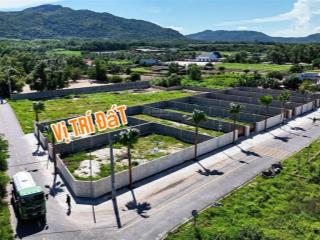 Bán lô đất ngang 15m mặt tiền nhựa xây công rào kiên cố  view núi ven biển phước hải, giá rẻ