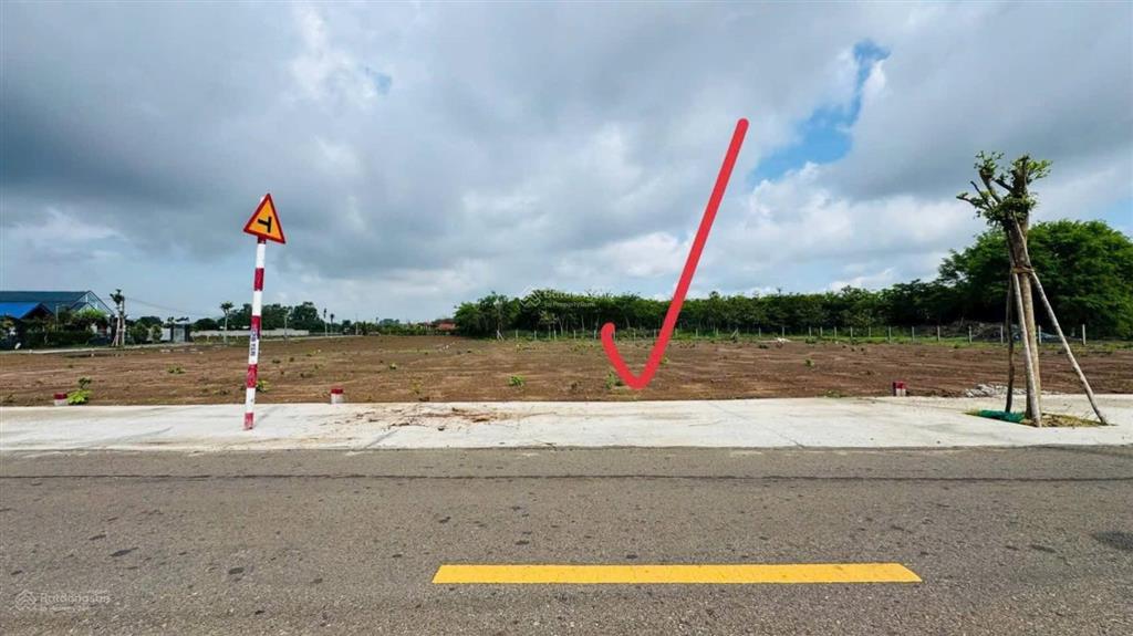Đất thổ cư sổ sẵn  đường nhựa nguyễn huệ cạnh khu nhà vườn gần ql55 xã đất đỏ, tp hcm ngang 10x35m