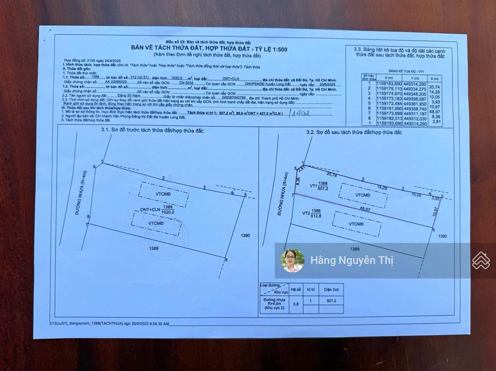Bán lô đất 500m2 nhà vườn ngay đường nguyễn huệ xã đất đỏ, canh khu nhà vườn, đi biển 10p