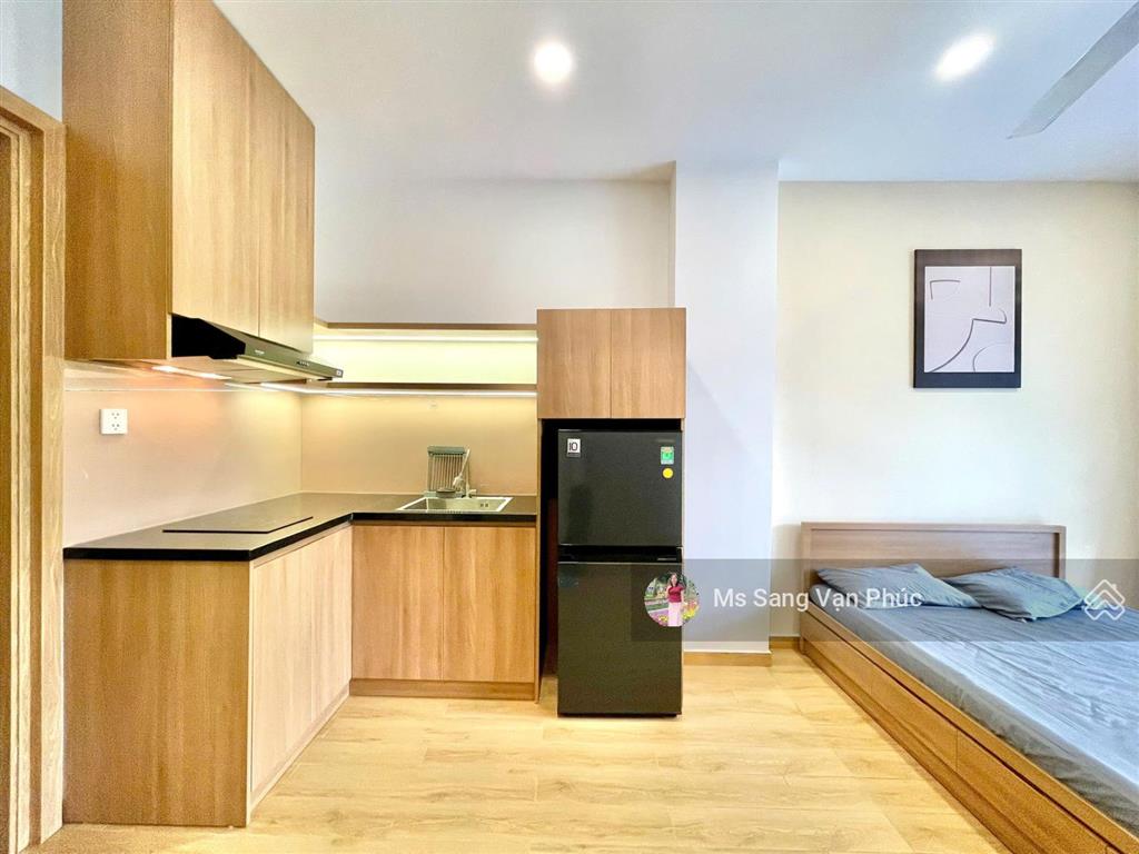 Căn hộ studio 30m2  cửa sổ vòm  phố đi bộ  vạn phúc. nhà nội thất mới 100%, thang máy. giá 7.4tr