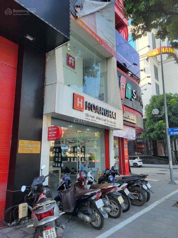 Cho thuê mbkd 180m2 mặt phố trần duy hưng, cầu giấy