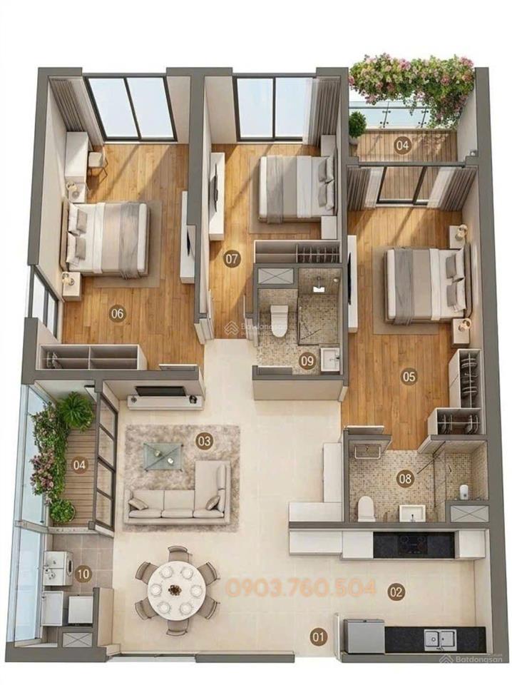Căn 3pn2wc giá tốt nhất tại trellia cove view trực diện kênh đào siêu đẹp