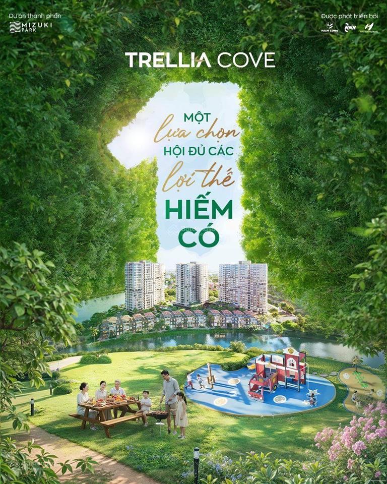 Căn hộ trellia cove mua trực tiếp từ cđt, tt10%~ chỉ 530triệu view kênh đào & sông siêu đẹp