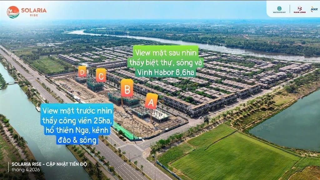 Solaria rise  mua nhà bằng lương chỉ 1'5tỷ/căn thanh toán 0.5%/tháng view kênh đào & sông siêu đẹp