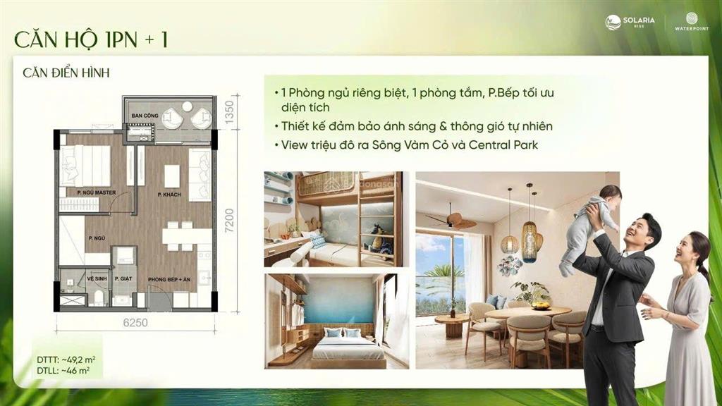 Solaria rise  mua nhà bằng lương chỉ 1'5tỷ/căn thanh toán 0.5%/tháng view kênh đào & sông siêu đẹp
