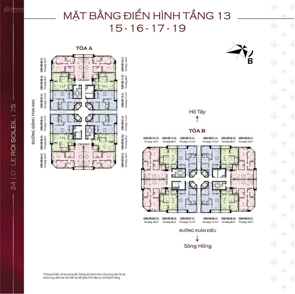 Bán căn góc hoa hậu 146m2 giá tốt chỉ 25 tỷ view hồ tây phố đặng thai mai   0941 238 ***