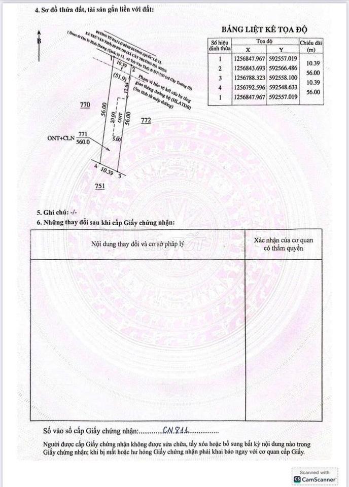 Kẹt tiền trả nợ bán gấp lô đất gần chợ