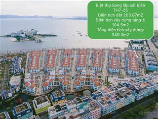 Bán gấp căn biệt thự song lập sun feria hạ long