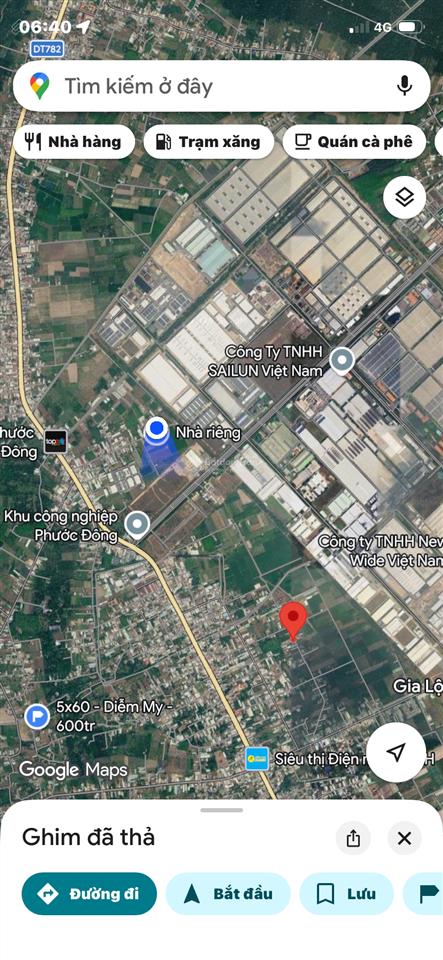Bán đất thổ cư rộng 1500m2 tại nông trường, phước đông, gò dầu, tây ninh, 3,8 tỷ