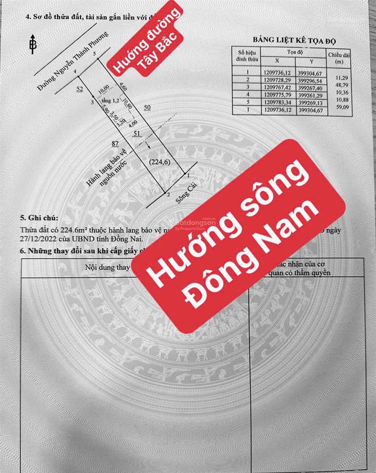 Bán biệt thự 2 mặt tiền view sông trung tâm biên hòa đồng nai