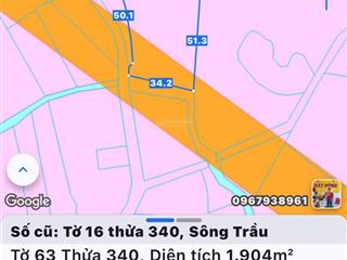 Bán 1.904 m2, đất vườn, giá 1.7 tỷ, sổ hồng công chứng ngay