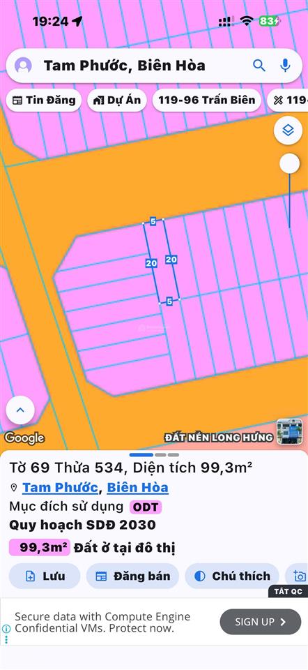 Bán nhanh nhà 1 trệt 2 lầu sát bên kcn tam phước dòng tiền cho thuê tốt