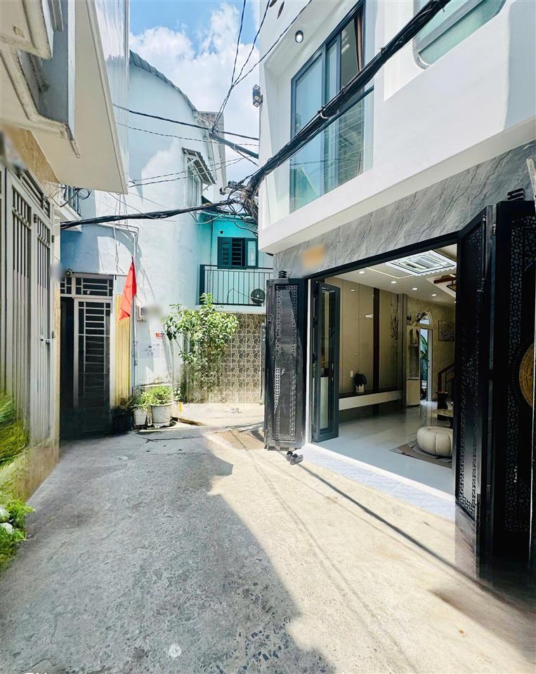 Căn góc 3 tầng hẻm 154 Âu Dương Lân P3Q8. Giá 5,68 tỷ TL