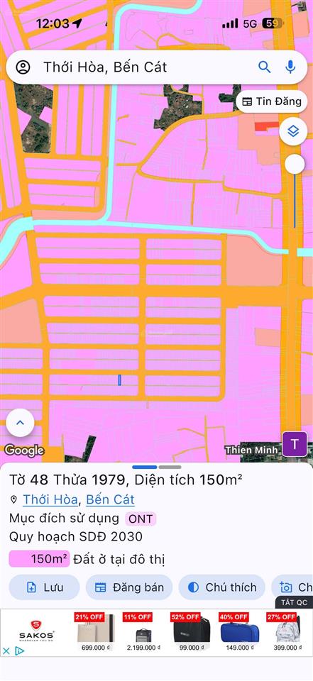 Kẹt tiền bán nhanh 5b nhỏ gần quốc lộ 13 chỉ 1,6 tỷ/nền 150m2 sổ sẵn công chứng ngay(2 nền liền kề)