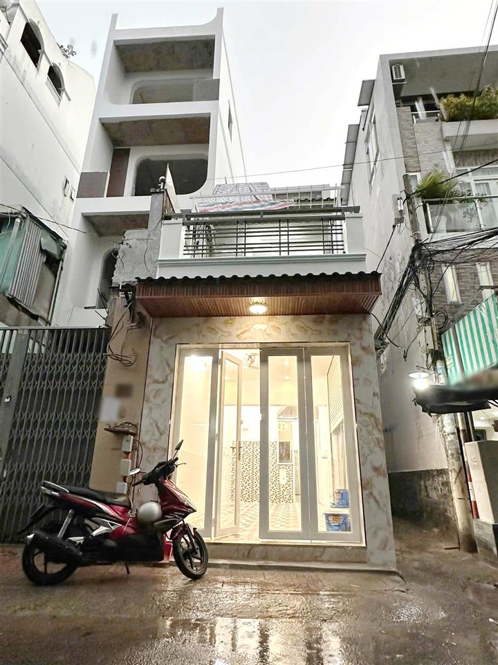 Nhà mới góc 2 tầng mặt tiền chợ Trần Văn Thành P8Q8. Giá: 5.39 tỷ