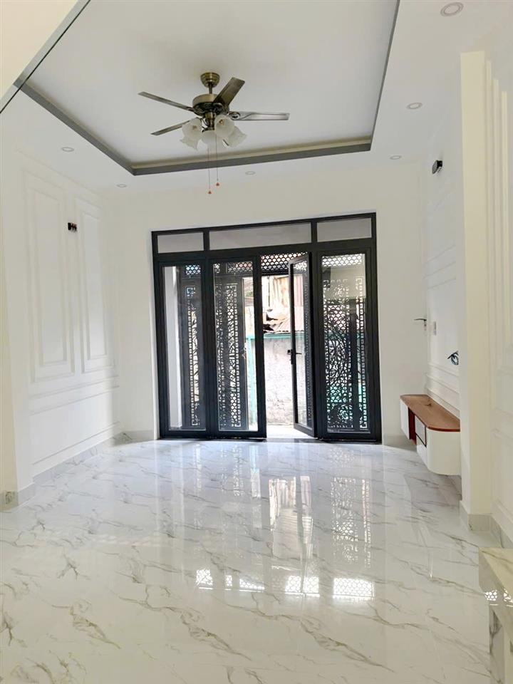 Nhà mới 2 mặt hẻm Làng Ốc Dương Bá Trạc P1Q8. Giá 5.27 tỷ