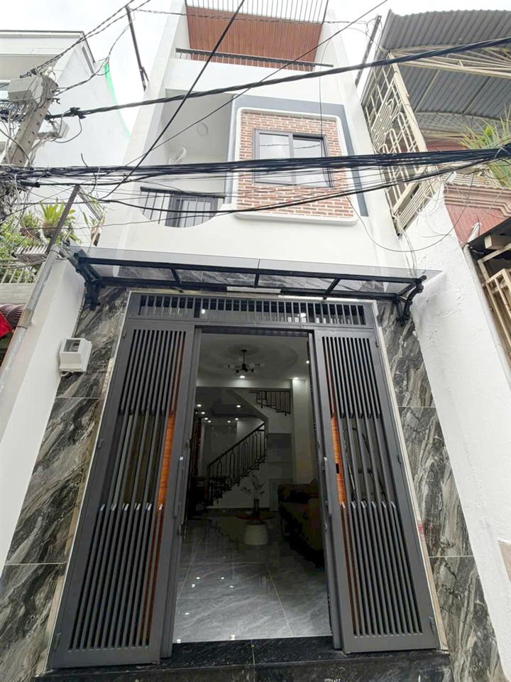 Nhà mới 3 tầng gần MT Phạm Thế Hiển P4Q8. Giá 7.5 tỷ
