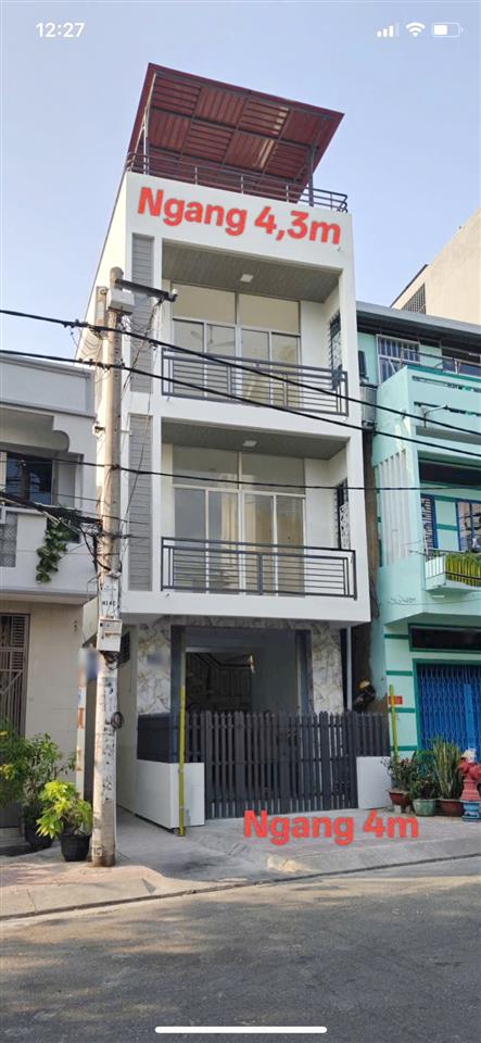 Nhà góc mới 4 tầng mặt tiền đường Tùng Thiện Vượng P11Q8. Giá: 9 tỷ