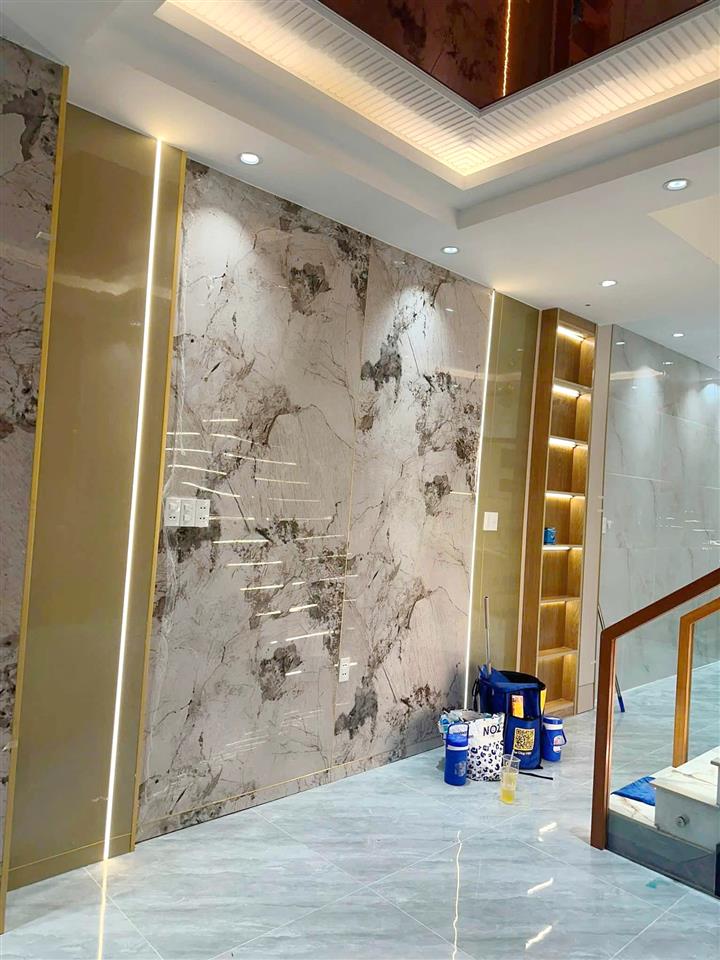Nhà mới 3 tầng MT đường số sát đường Phạm Hùng phường Chánh Hưng (P4Q8 cũ). Giá 6.28 tỷ