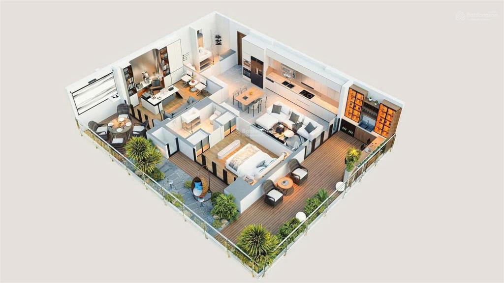 Bán gấp! căn hộ góc sân vườn độc bản dự án chỉ 1 căn. tầng 10 có long môn, thanh toán mỗi tháng 1%