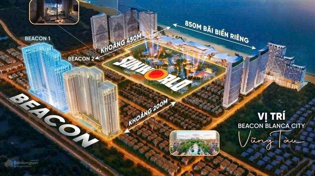 Căn studio beacon tower, 37,1m2, tầng trung view đẹp, tổng chiết khấu lên đến 18%