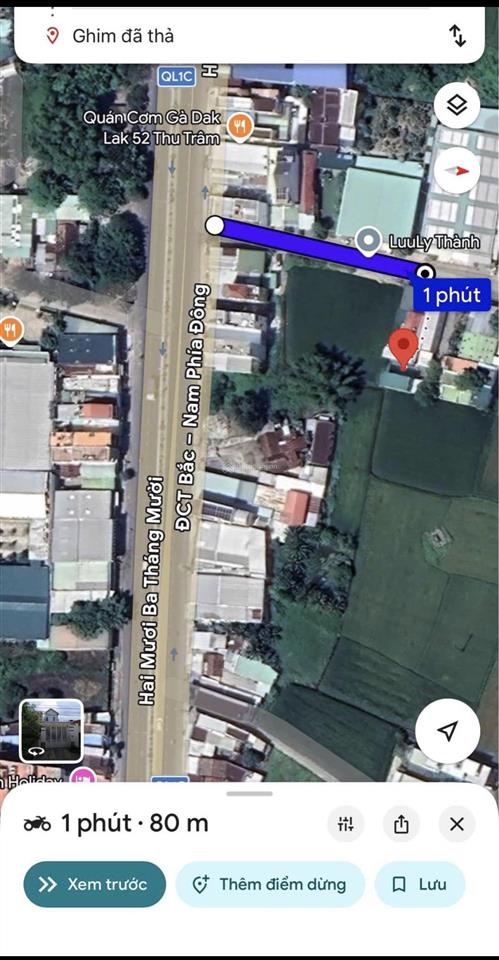 Bán lô đất xã diên an  diên khánh khánh hoà cách đường 23/10 chỉ 50m giá 1tỷ700