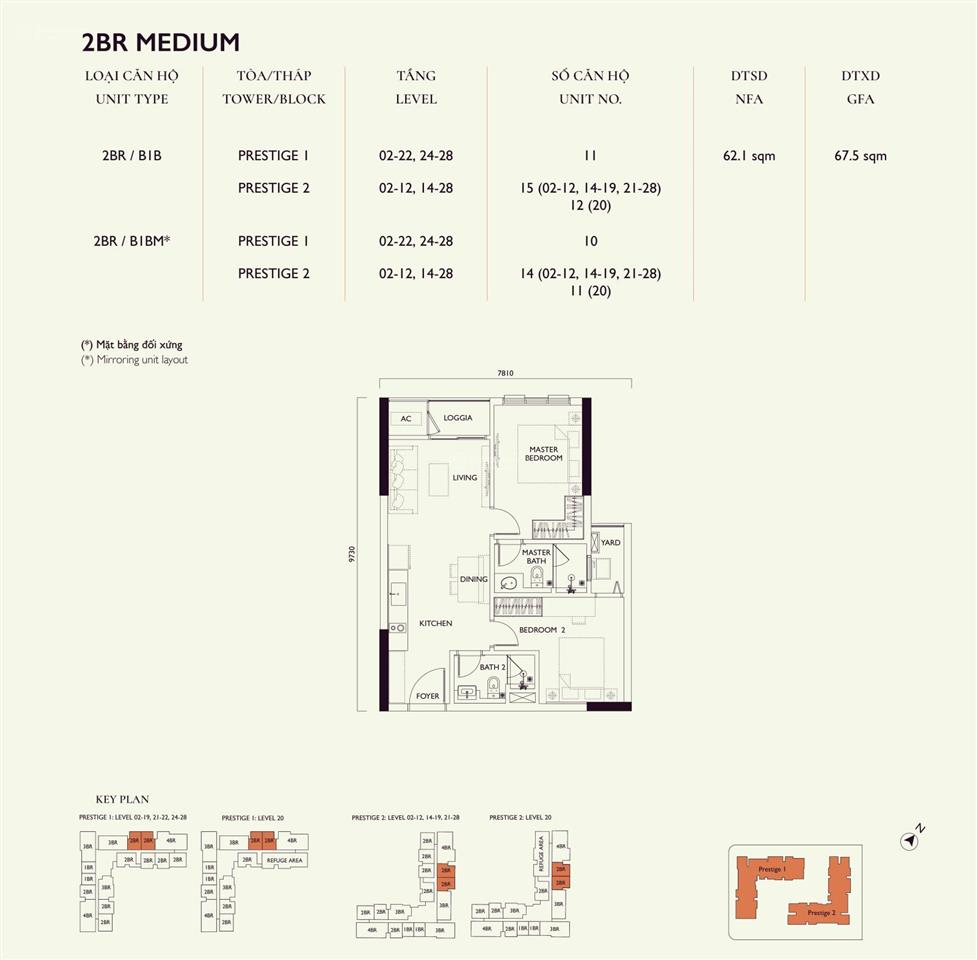 Cắt lỗ chủ nhà bán gấp căn 2pn 62m2 giá 5,4 tỷ bao phí tại khu p lumi hà nội  0398 890 ***