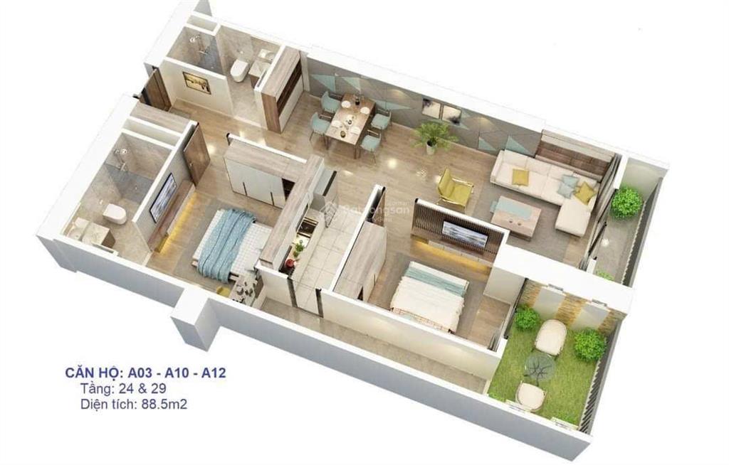 Chính chủ bán căn 2 ngủ 82m2, tầng trung, căn đẹp, hướng mát. giá 4x triệu/m2.  0963 225 ***
