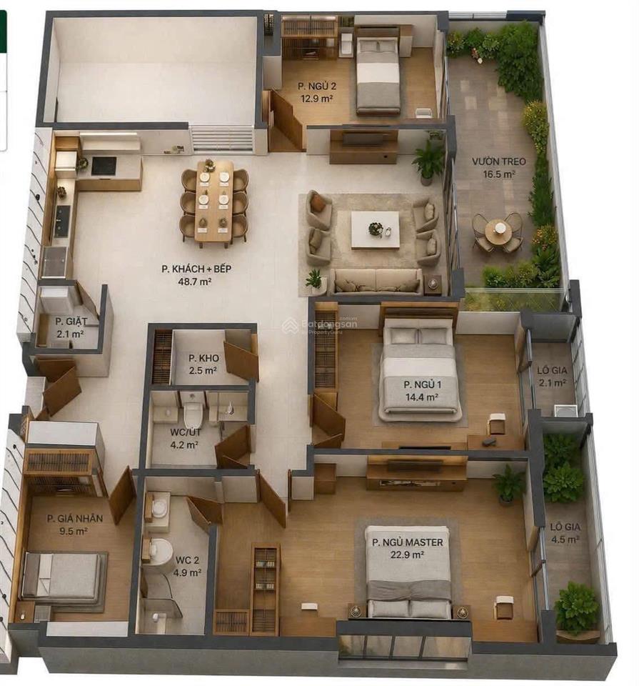 Quỹ căn ngoại giao cđt 2pn ~4pn dt 65~154m tại bid residence 104 tố hữu giá cực tốt chỉ từ 40t/m