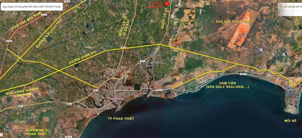 Sở hữu lô 4 mặt tiền trước giờ g khởi công sân bay. điểm kết nối safari 3300 ha sân bay phan thiết