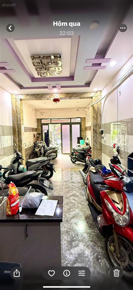 Nhà 4lầu mặt tiền đường nguyễn văn công, p3, quận govap