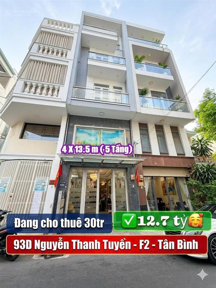Nhà 5tầng mặt tiền đường nguyễn thanh tuyền, p2, quận tân bình