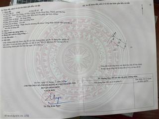 Bán đất thổ cư 43m2 cao trung, đức giang, hoài đức giá rẻ