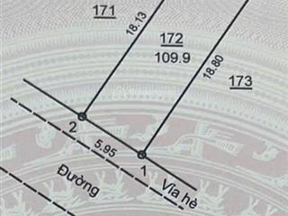 Bán đất dịch vụ di trạch  hoài đức 100m2 giá rẻ