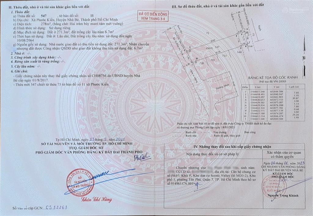 Bán đất 2 mặt tiền tại xã phước kiển, nhà bè, hồ chí minh, 16,5 tỷ, 278 m2, vị trí đắc địa
