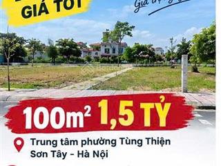 Bán 100m2  sổ đỏ hà nội đất trung tâm phường giá chỉ nhỉnh 1 tỷ