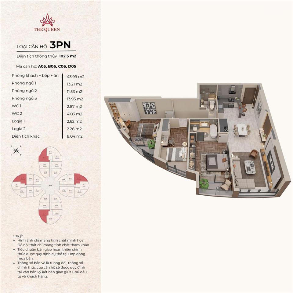 Chỉ còn 5 căn giá ưu đãi đợt 1 chiết khấu 10,5%. cơ chế đặc biệt của sàn thêm chiết khấu khủng