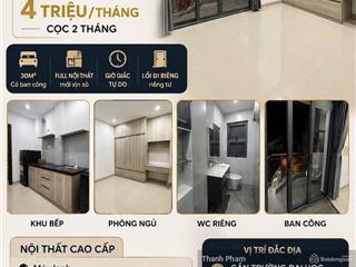 (4tr) chủ gửi cho thuê chdv mới xây full nội thất ngay 182 lã xuân oai