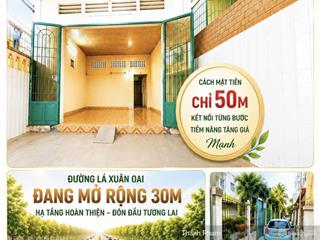 Nhà cấp 4 lã xuân oai  gần trường dương văn thì  76m2  ngang 4.5m  4.1 tỷ