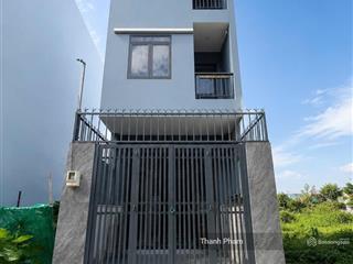 (10tr) cho thuê nhà mới 3 tầng hẻm xe hơi hoàng hữu nam gần ngã 3 mỹ thành