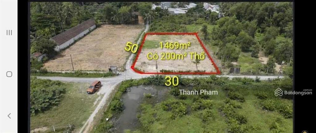 (17,6 tỷ) giảm hơn 3 tỷ cần bán gấp  1469m2 (30x50)  lô góc  ngay hẻm 206 long phước